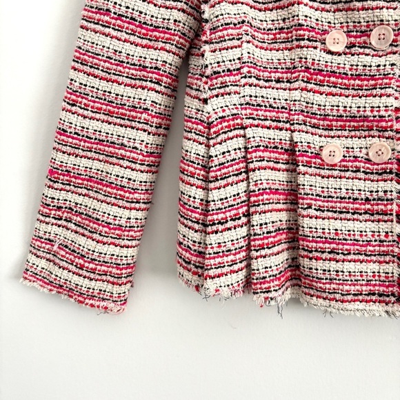 Rebecca Taylor Optic Tweed Sheath Dress & Jacket Outfit Set Candy Apple Red Sz 2 - Picture 13 of 15